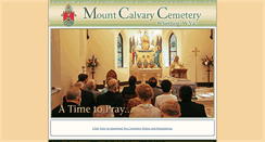 Desktop Screenshot of mountcalvarywheeling.org